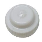 Fuel Cap, 1 1/2" White plastic