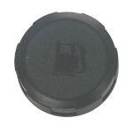 Fuel Cap, 2 /38" Black plastic