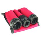 Sockets 1/2 in. Drive Impact Metric 19 mm And 13/16 in., 21 mm Socket, 6-Fluted; 7/8 in. And 1 in. Socket And 3 in. Extension 6 Fluted Black