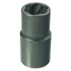 Sockets 1/2 in. Drive Impact SAE 7/8 in. And 1 in. Socket 6 Fluted Black