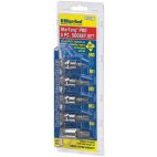 Sockets 3/8 in. Drive Non-Impact Metric 0 mm, 1 mm, 2 mm, 3 mm, 4 mm 4 Points Chrome