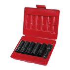 Sockets 1/2 in. Drive Non-Impact Metric 17 mm, 13/16 in., 19 mm (3/4 in.), 7/8 in., 21 mm, 3 in. Extension 6 Points Black