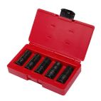 Sockets 1/2 in. Drive Non-Impact Metric 14 mm, 17 mm, 15 mm, 19 mm (3/4 in.), 16 mm (5/8 in.) 6 Points Black