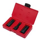 Sockets 1/2 in. Drive Non-Impact Metric 19 mm (3/4 in.), 7/8 in. Sockets; 3 in. Extension 6 Fluted Twist / 12 Fluted Twist Black