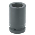 Sockets 1 in. Drive Impact Deep Metric 33 mm 6 Points Black