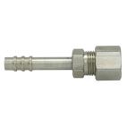 A/C Hose End / Straight Compression Fitting / Metal to Rubber