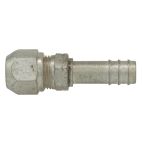 A/C Hose End / Straight Compression Fitting / Metal to Rubber