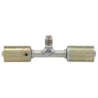 A/C Hose End / Straight Splicer w/ R12 Service Port