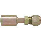 A/C Hose End / Straight Compression Fitting / Metal to Rubber