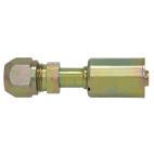 A/C Hose End / Straight Compression Fitting / Metal to Rubber