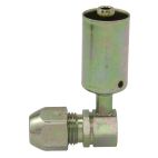 A/C Hose End / 90 Compression Fitting / Metal to Rubber