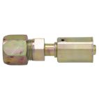 A/C Hose End / Straight Compression Fitting / Metal to Rubber