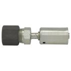 A/C Hose End / Straight Compression Fitting / Metal to Rubber