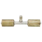 A/C Hose End / Straight Splicer w/ R12 Service Port
