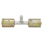 A/C Hose End / Straight Splicer w/ R12 Service Port