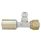 A/C Hose End / Straight Female O-Ring w/ R134a Service Port