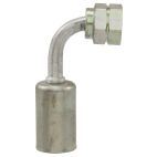 A/C Hose End / 90 Female O-Ring / Metric