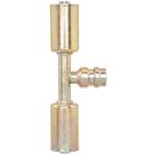 A/C Hose End / Straight Splicer w/ R134a Service Port