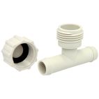 Cooling System Flush Tee Fitting