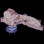 Engine Coolant Thermostat / Water Outlet Assembly