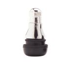 (TR412CH) Chrome Sleeve Rubber Snap-in Valve Stem