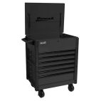 35IN 7 DRAWER CART, BLACK