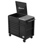 RS PRO 9 DWR FLIP TOP SST POWER CART-BK