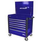 Big Dawg 6 Drawer Flip Top Cart - Blue