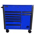 RS PRO 8 DWR FLIP TOP POWER CART - BLUE