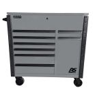 RS PRO 8 DWR FLIP TOP POWER CART -GREY