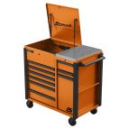 Homak ORANGE 9 DRAWER POWER