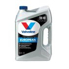 Valvoline European Vehicle Motor Oil 5W40 Full Synthetic European Formula 5 Qt (US)