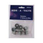 (VH 515-4) Flush Mount Valve Stem Kit (4 Stems per Kit)