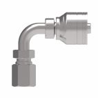 Weatherhead by Danfoss Z Series Crimp Hose Fittings Flareless Tube Rigid Ermeto 90 9/16 IN MPT -6
