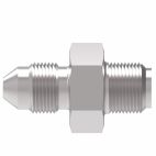 Weatherhead by Danfoss, 202124 Series Straight Adapters 42? inverted Flare/SAE 37? Flare, Carbon Steel