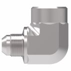 Weatherhead by Danfoss, 2025 Series Elbow Adapters NPTF Internal Pipe/SAE 37° Flare, Carbon Steel