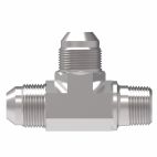 Weatherhead by Danfoss, 2028 Series Tee/Y Adapters External Pipe to 37° Flare, Carbon Steel