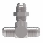 Weatherhead by Danfoss, 203002 Series Tee/Y Adapters 37° Flare Bulkhead/37° Flare, Carbon Steel