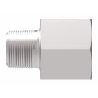 Weatherhead by Danfoss, 2040 Series Straight Adapters NPTF External Pipe/Plug Countersunk Hex, Carbon Steel