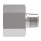 Weatherhead by Danfoss, 2040 Series Straight Adapters NPTF External Pipe/Plug Countersunk Hex, Carbon steel