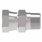 Weatherhead by Danfoss, 2045 Series Straight Adapters NPSM Internal Pipe Swivel/NPTF External Pipe, Carbon Steel