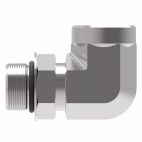 Weatherhead by Danfoss, 206801 Series Elbow Adapters NPTF Female/SAE Male, Carbon Steel