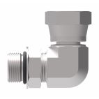 Weatherhead by Danfoss, 2068 Series Elbow Adapters Pipe/SAE O-Ring Boss, Carbon Steel