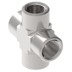 Weatherhead by Danfoss, 2080 series Cross Adapters Internal Pipe to Internal Pipe, Carbon steel