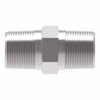 Weatherhead by Danfoss, 2083 Series Straight Adapters NPTF External Pipe/NPTF External Pipe, Carbon Steel