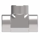 Weatherhead by Danfoss, 2090 Series Tee/Y Adapters NPTF Internal Pipe/NPTF Internal Pipe, Carbon Steel