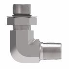 Weatherhead by Danfoss, 2213 Series Elbow Adapters NPTF Male/SAE Male, Carbon Steel