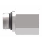 Weatherhead by Danfoss, 2216 Series Straight Adapters Pipe to SAE O-Ring Boss, Carbon steel