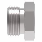 Weatherhead by Danfoss, 2216 Series Straight Adapters Pipe to SAE O-Ring Boss, Carbon steel