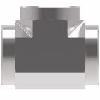 Weatherhead by Danfoss, 2255 Series Tee/Y Adapters NPSM Internal Pipe Swivel, Carbon Steel